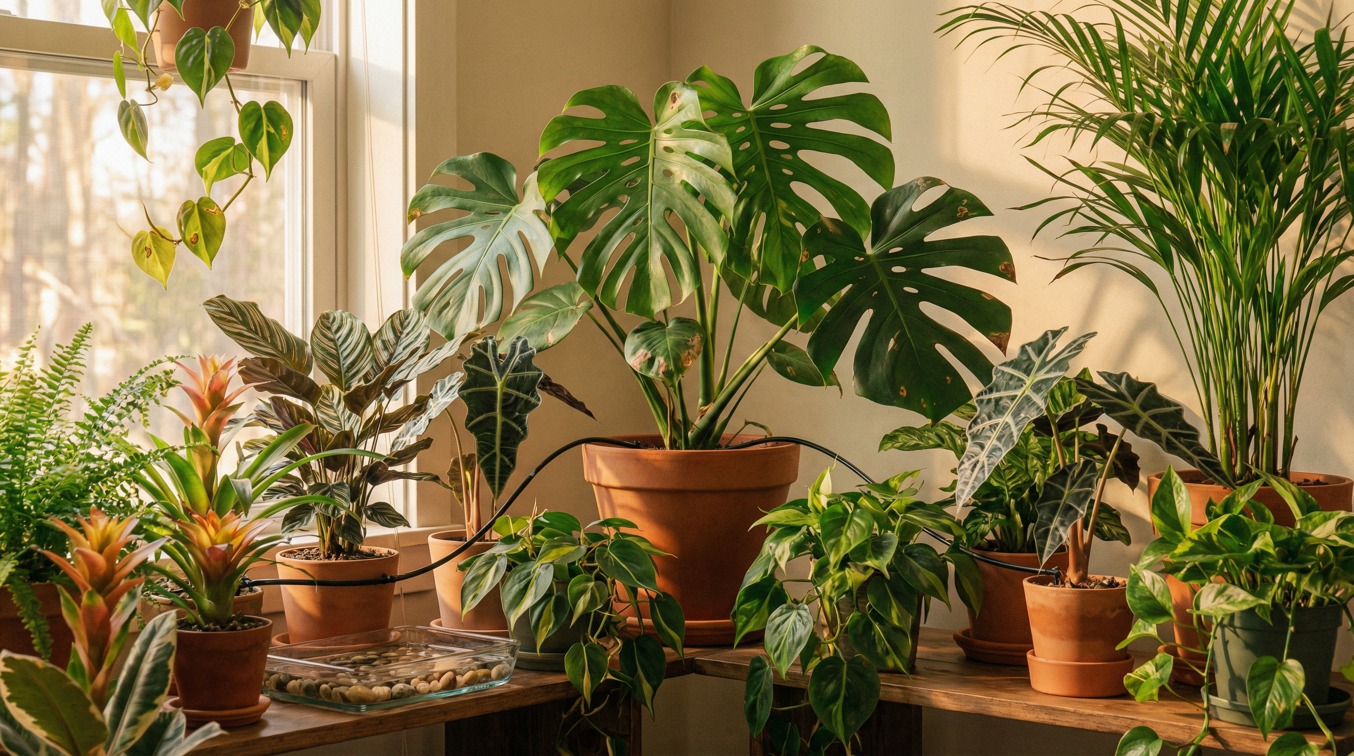 Cuidados básicos para personas ocupadas: plantas felices con poco tiempo